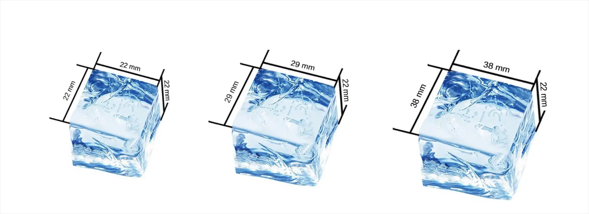 Hot sale square cube ice machine 320kg/h ice cube machine