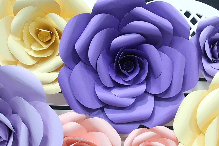 Cheap Wholesale Handmade High Quality Home Deco Paper Flower Backdrop Buy Cheap Wholesale