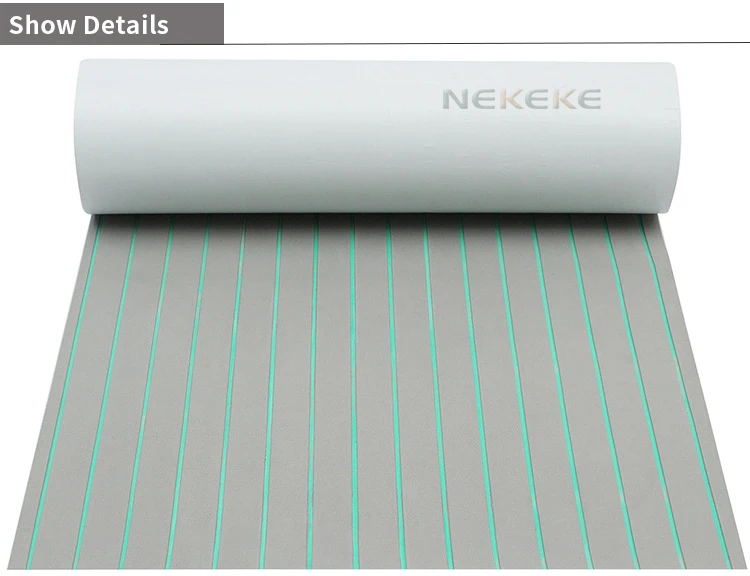 Deluxe leather texture yacht deck pad 240x90cm 6mm thick Marine Flooring Faux Teak EVA Foam Boat Decking Sheet