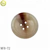 Classic 4 holes custom plastic polyester resin shell looked button for shirts