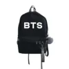 BTS Backpack Team Logo JUNGKOOK JIMIN JIN Jhope V Rap Monster SUGA 36 - 55L Nylon Zipper School Bag for ARMY Grand Daughter