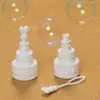 solid heart cake bubble bottle