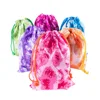 Tie-Dye Camouflage Party Favors Drawstring Bags