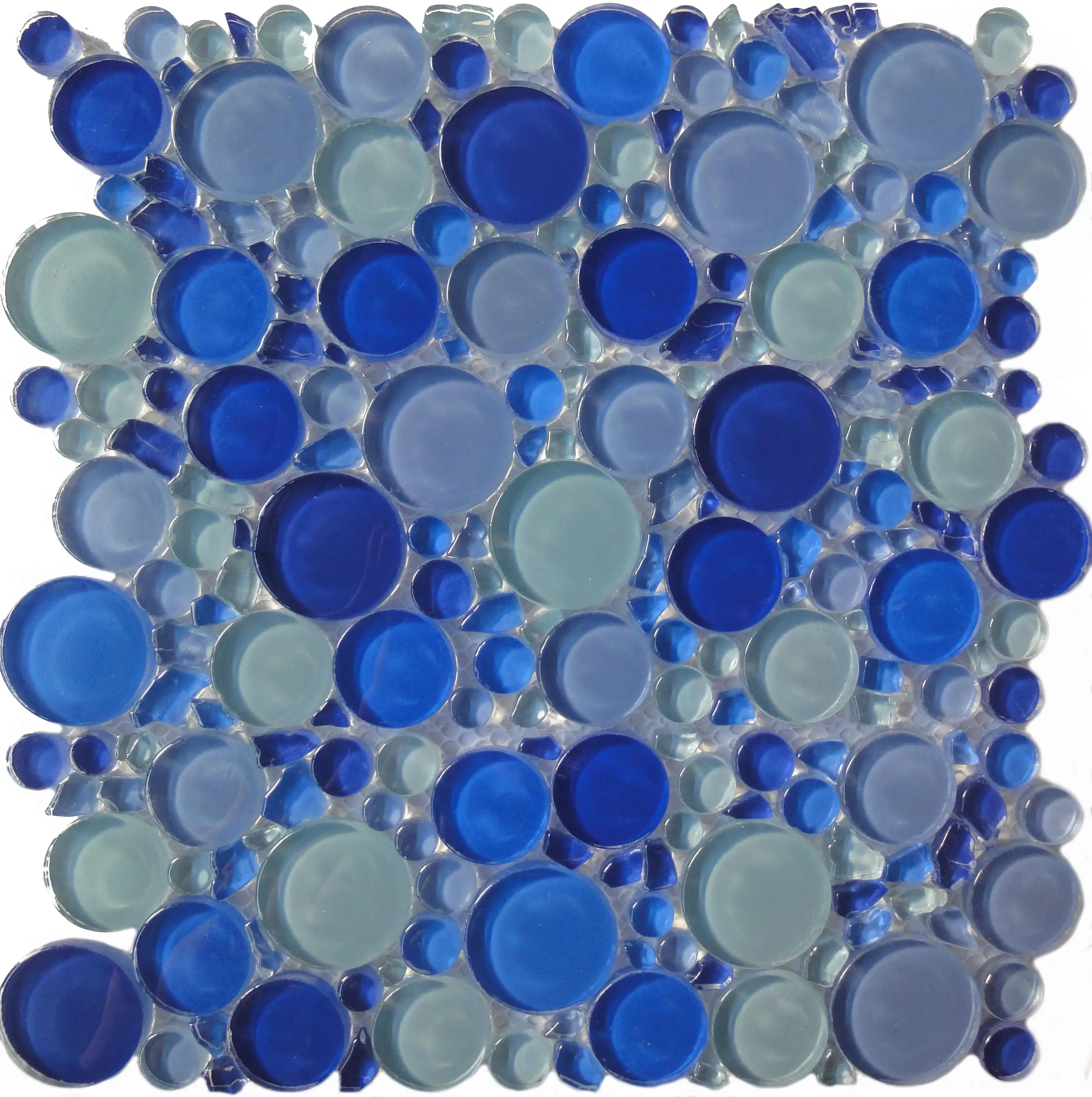 Round Mosaic Patterns Bubble Glass (KSL-C11175)