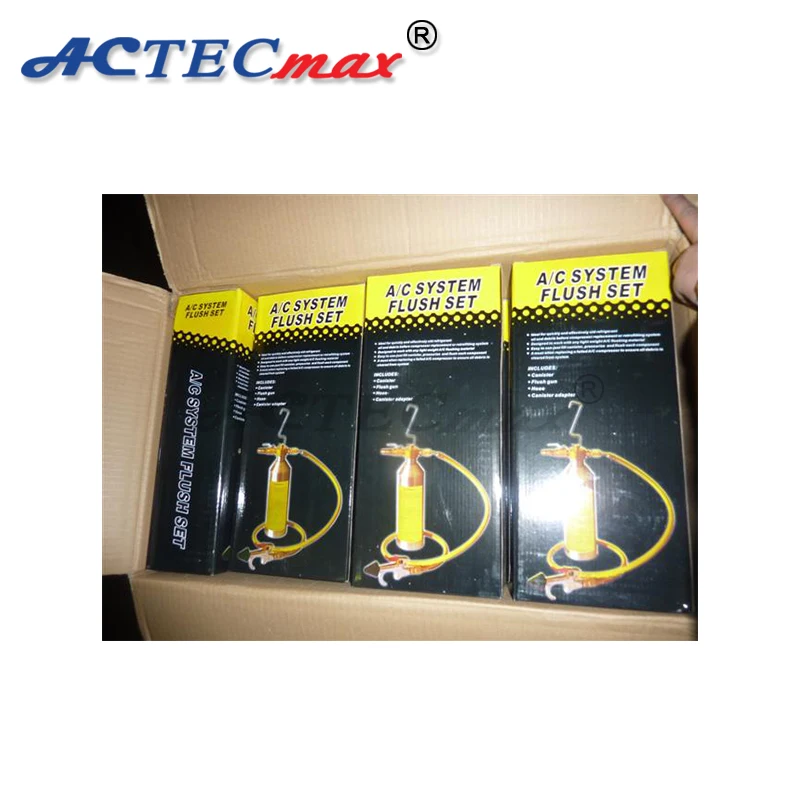 Auto Car Air Conditioner System Flushing Kit Pipe Cleaner Hvac Service