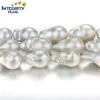 best quality 15-17mm AAA grade no point blemishes nucleated baroque freshwater pearl string