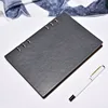 2018 pu leather notebook A5 A6 B5 A4 big spiral notebook planner agenda organizer hard cover loose leaf note book