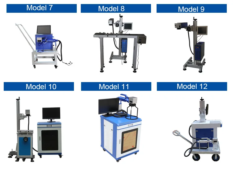 High Precision Metal Hand Qr Code Aluminium Automatic Laser Marking Machine 20W Fiber