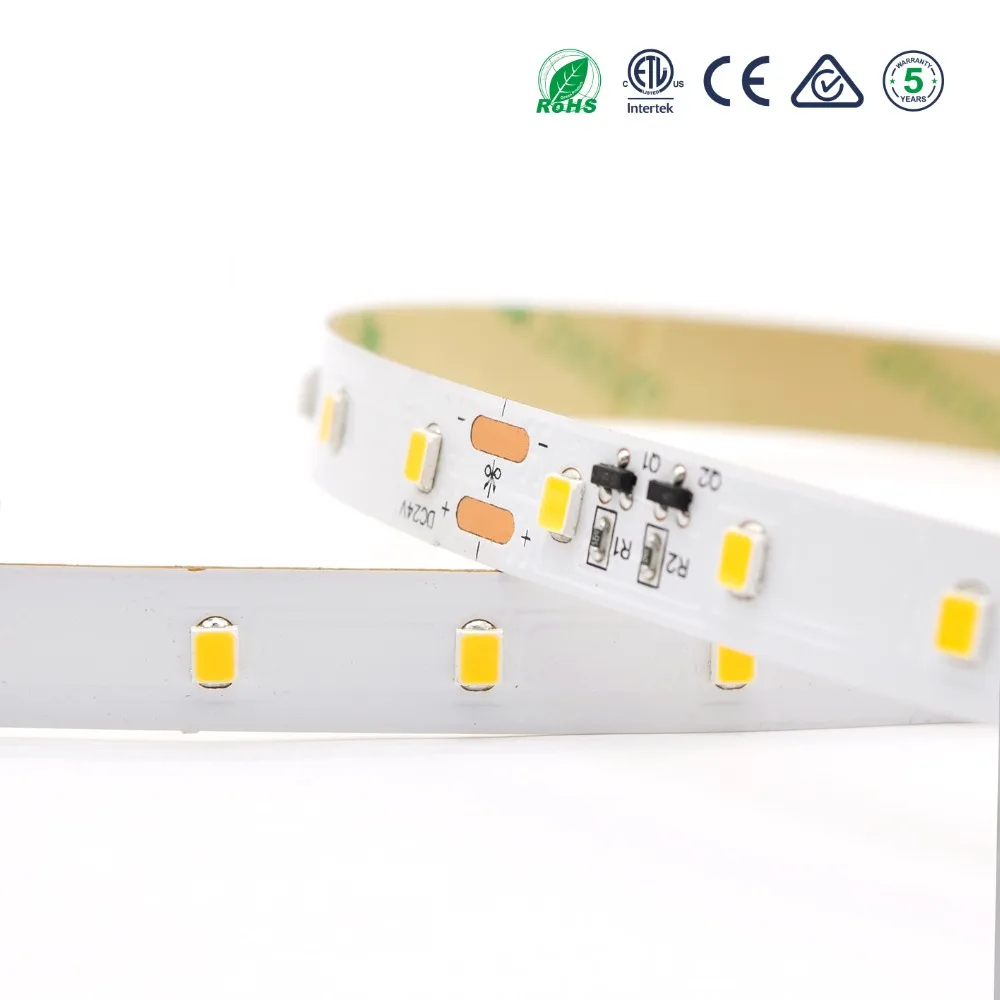 Alibaba gold supplier 64leds/m high efficiency 160lm/w constant current 2835 led strip lighting waterproof optional