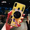3D Camera Mirror Blue Light Mobile Phone Case Tempered Glass Case with Holder for iPhone XS MAX