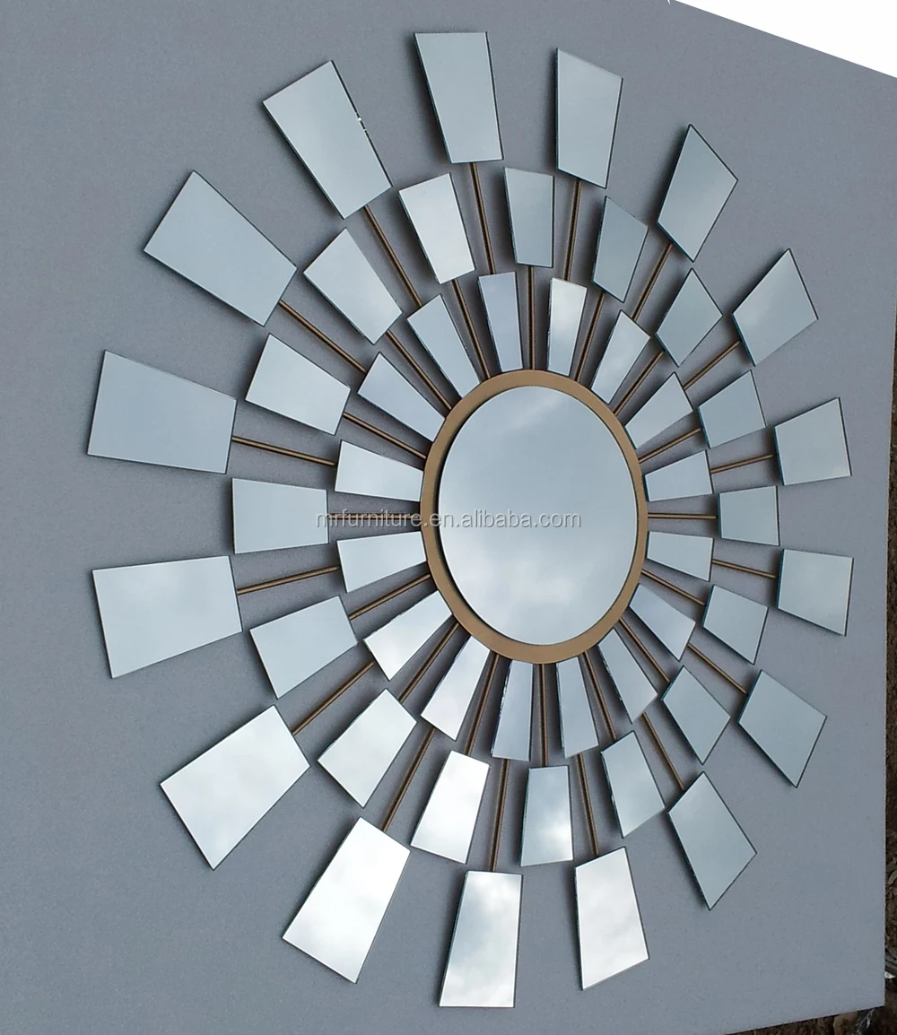 Silver Metal Sunburst Wall Mirror Decor Buy Sunburst Wall Miirror In