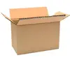 Logo printed brown kraft paper box card board packaging white corrugated box eco shipping box