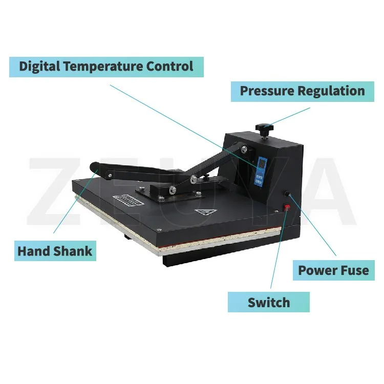 Desktop Manual Heat Press Flat Surface Heat Transfer Press 40*60cm