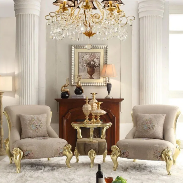 
European single sofa ,beauty salon leisure chair, neo-classical fabric sofa 