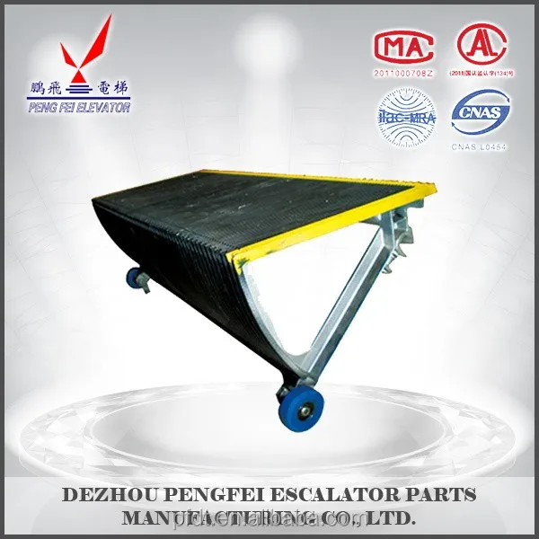 Escalatotr parts elevator step with yellow painting for 120 teeth