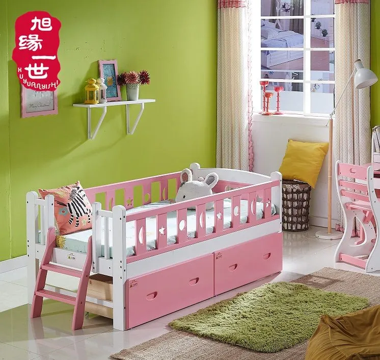 2017 Kids Bedroom Fruniture Children Bed Cheap With Mattresses Double