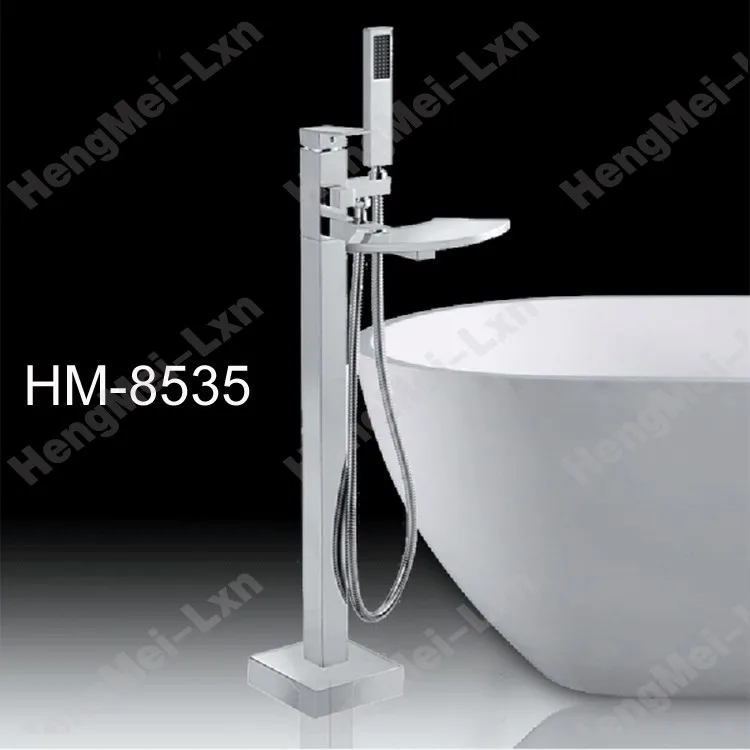 Хром водопад ванна душ смеситель кран с 3 способ квадратная жесткая стояк душ комплект