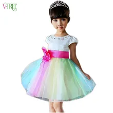 Summer girls princess font b dress b font party wedding formal font b dress b font