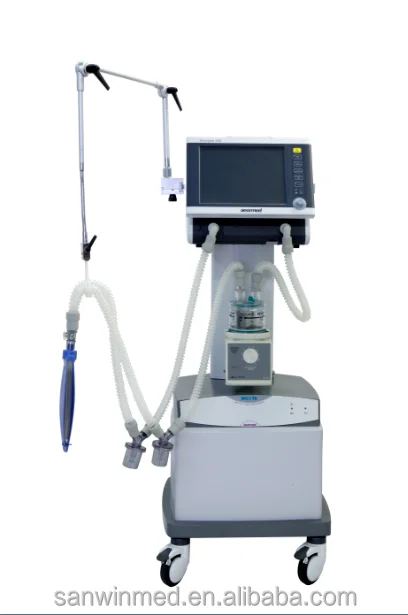Emergency Breathing Machine, Portable Medical Ventilator can control for pediatric and adult