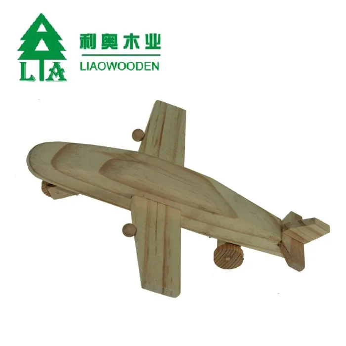 Sturdy and useful Handcrafted wood baby plane toy