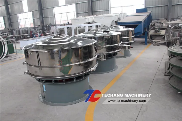 China supplier rotating vibro sieve / organic fertilizer sieve machine