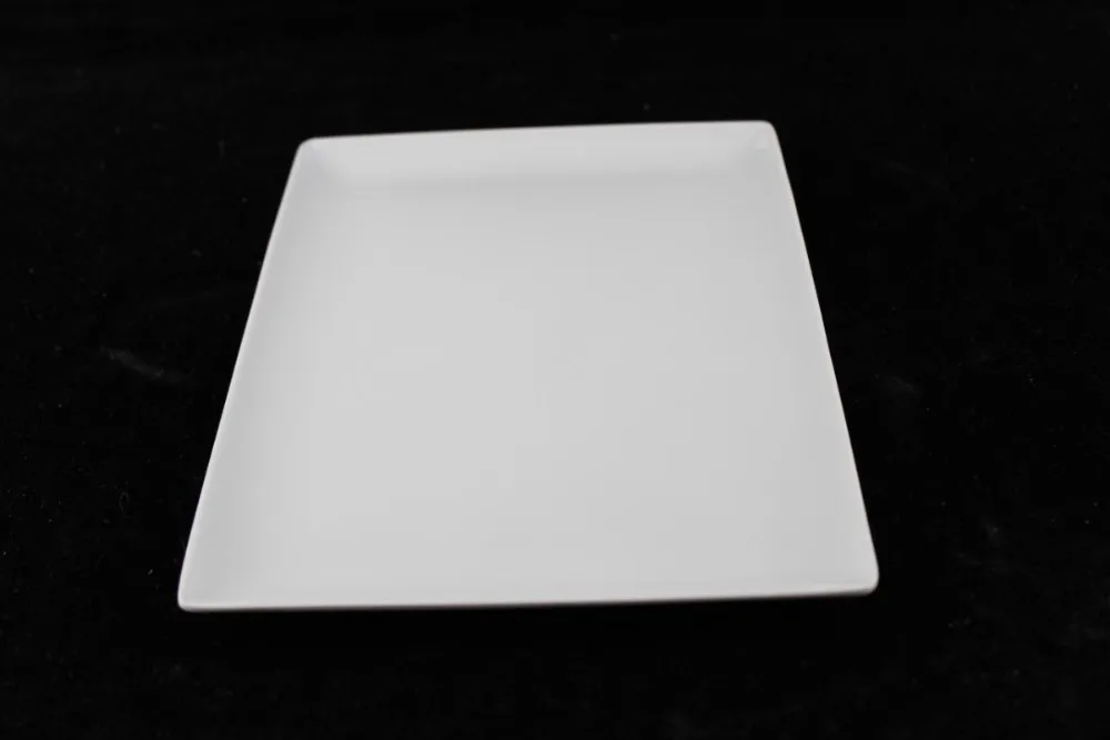 100%melamine white noodle plate
