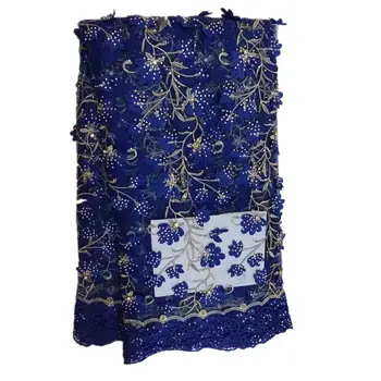 blue lace fabric for sale