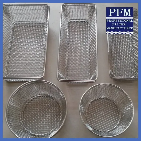 High Quality Stainless Steel Wire Mesh Filter Basket Tray Buy
