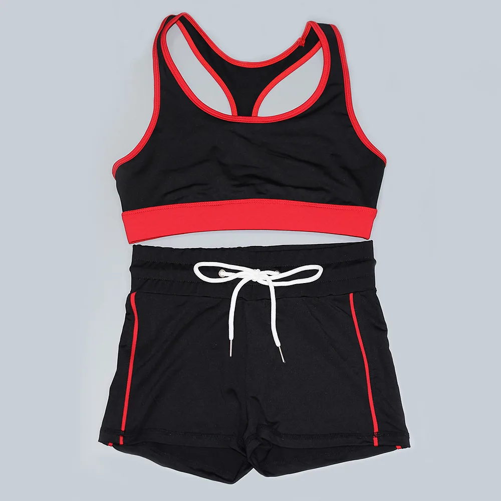 New Collection Custom Bsx Sport Bra And High Waist Workout Booty 2 Piece Shorts Set For Women