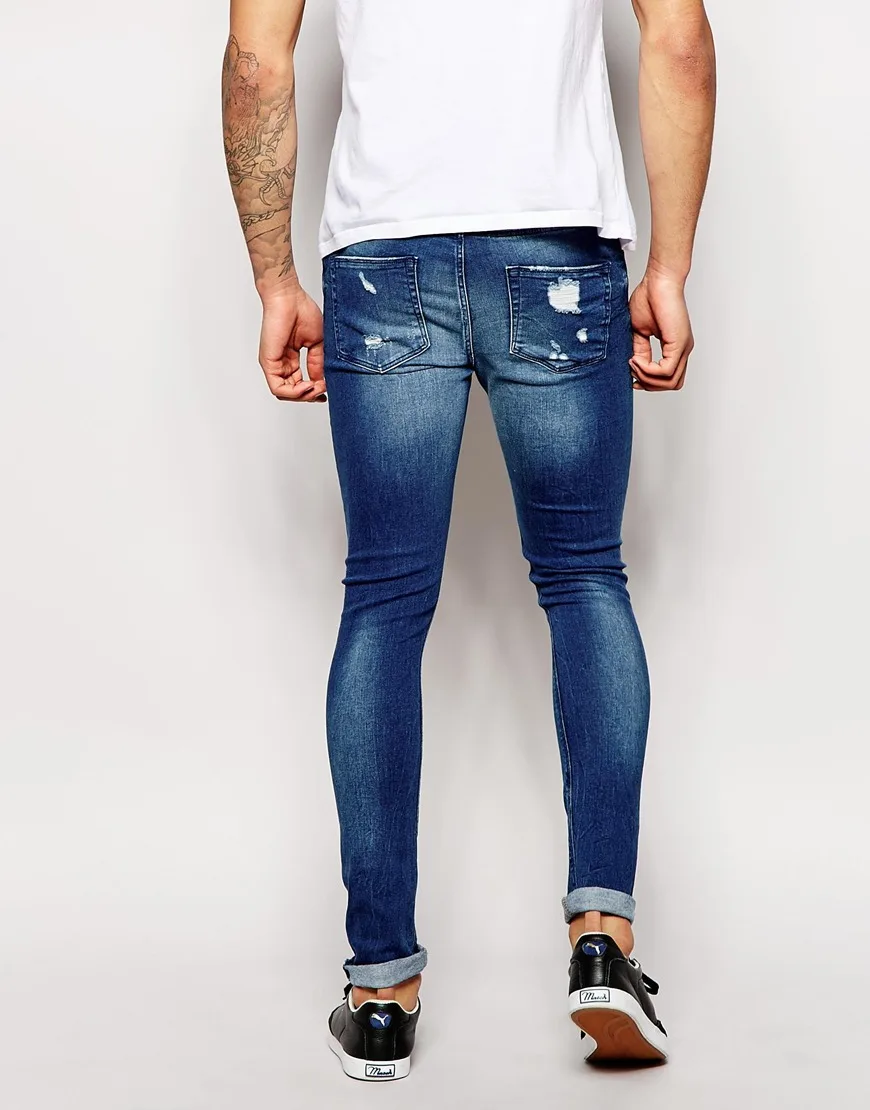 jeans brands factory distressed denim man jeans high quality man