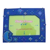 3d micro injection convex vinyl picture frame square 6x4