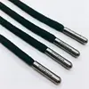 5mm cotton drawstring with engrave logo metal tip,drawcord string for hoodies