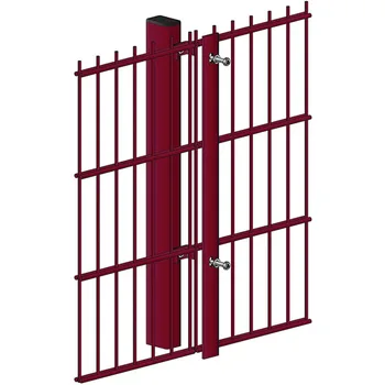 Pvc Coated Double Rod Weft Wire Fence Buy Double Wire Mesh Fence