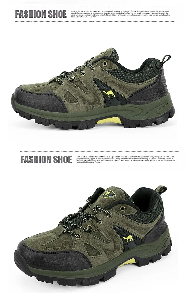 Men's Hiking Boots Waterproof Suede Leather Sport Shoe Man Boot Hiking