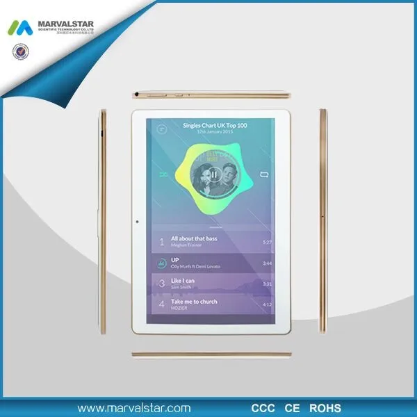 Super Slim MTK6580 Tablet pc 10.1 inch cheap 3G wifi GPS Android tablet 1280*800IPS screen and 1G/16G