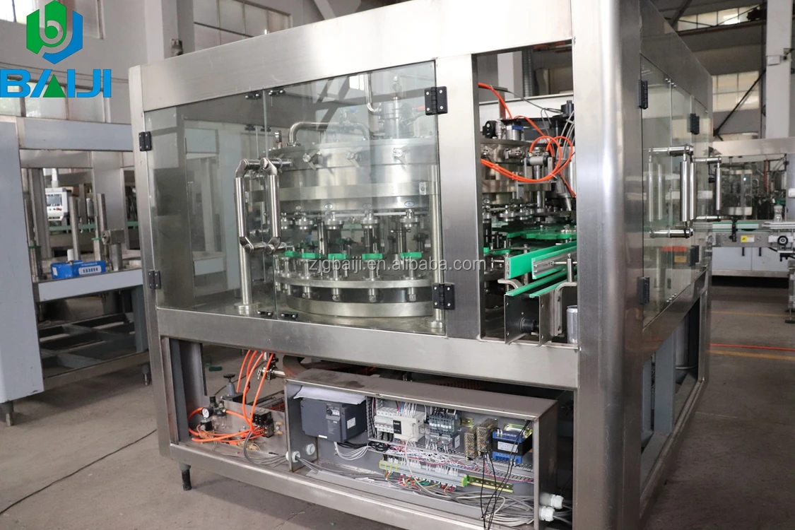 Small Automatic Commercial Canning Equipment For Carbonated Soft Drink