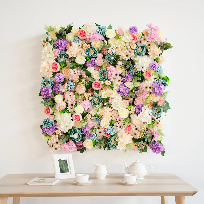 Ifg 1m*1m Silk Flower Wall Backdrop Wedding Decoration Buy Flower