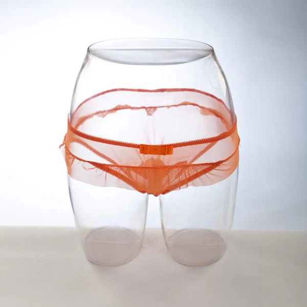 Xinji New Style Manikin Transparent Mannequins Torso Clear Female Hip Mannequin For Underpants