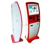 19" self service information kiosk interactive bank information kiosk with printer queuing machine