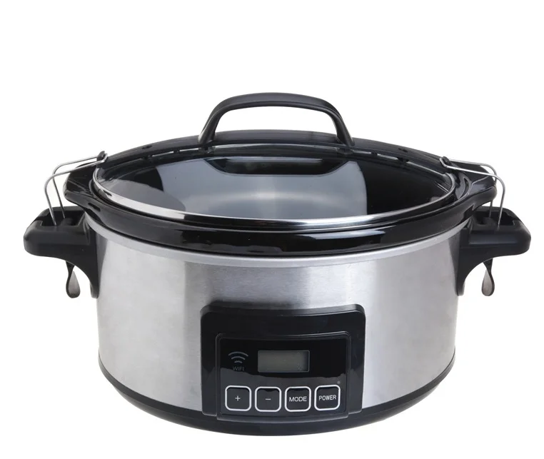 5.5l Electric Ceramic Timer Slow Cooker Oval Shape 22821 - Buy Slow ...