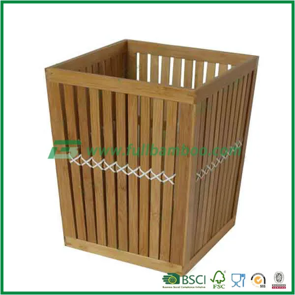 Tong Sampah Terbuka Bambu Unik - Buy Product on Alibaba.com