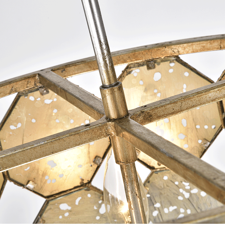 Luxury Silver Modern chandeliers lighting antique murano glass chandelier iron pendant lamp made in china