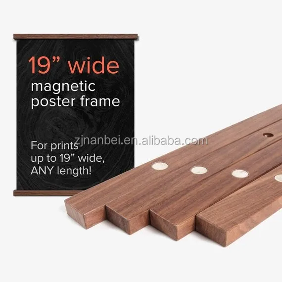 Print Hanger A3 or A4 Wooden Poster Hanger Print Display Oak Poster Hanger