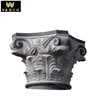 good price natural stone limestone column cladding special shape column carving for project roman column