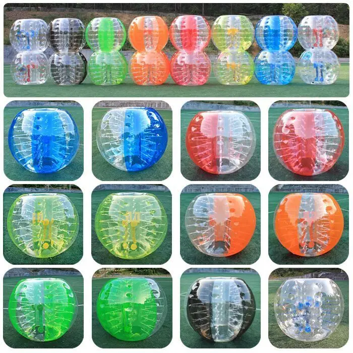 inflatable body zorbing bubble foot ball zorb  balls football for sales