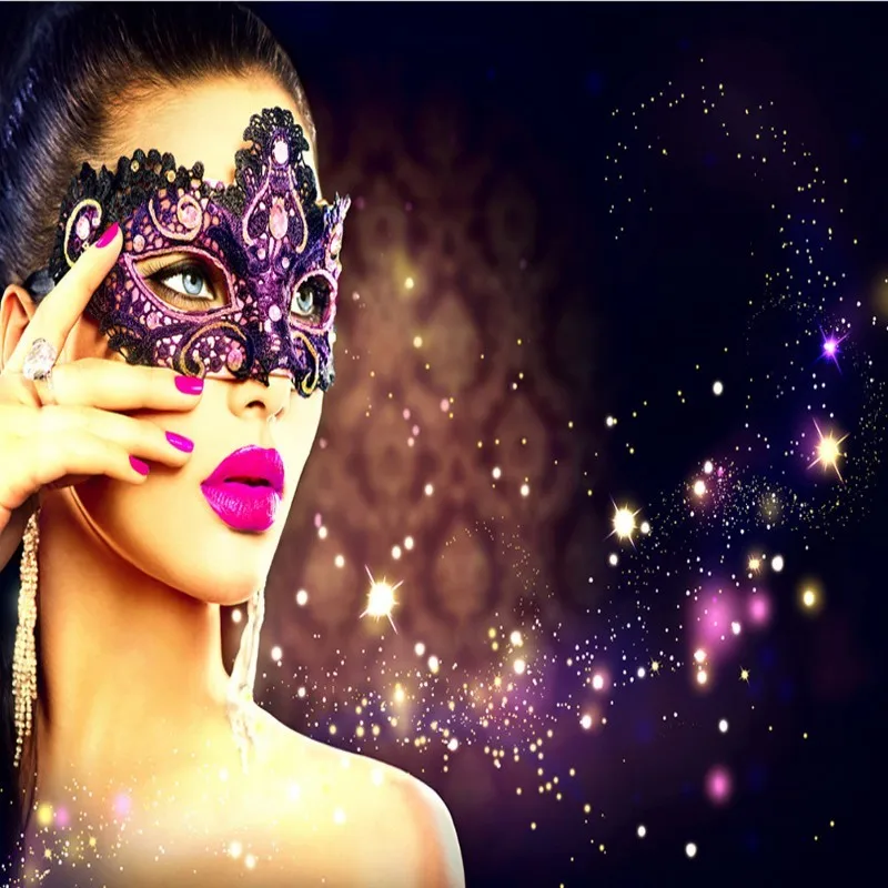Masquerade Mask Dance 3d Wallpaper Decoration Wallpaper Table Wallpaper