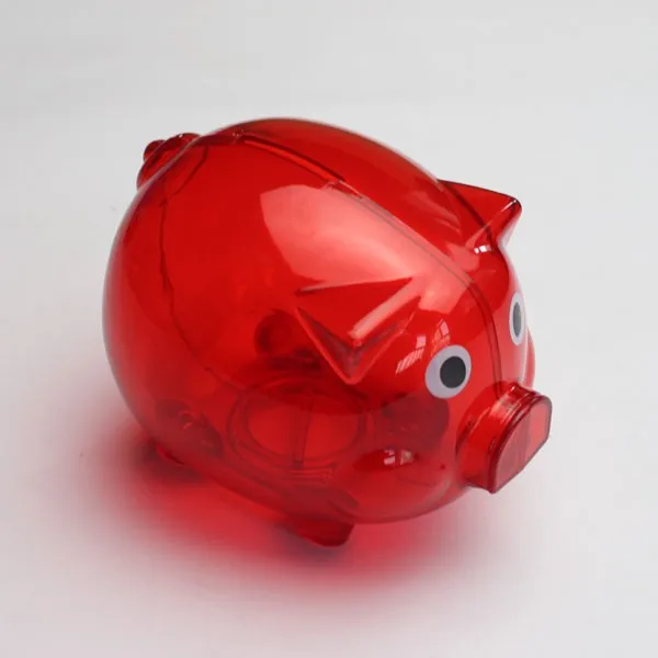Cute Transparent Pig Shaped Piggy Banks Clear Money Box Buy Clear