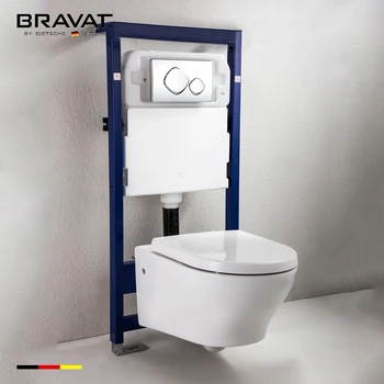 A Compact Elongated Design Concealed Cistern In Wall Toilet System ...