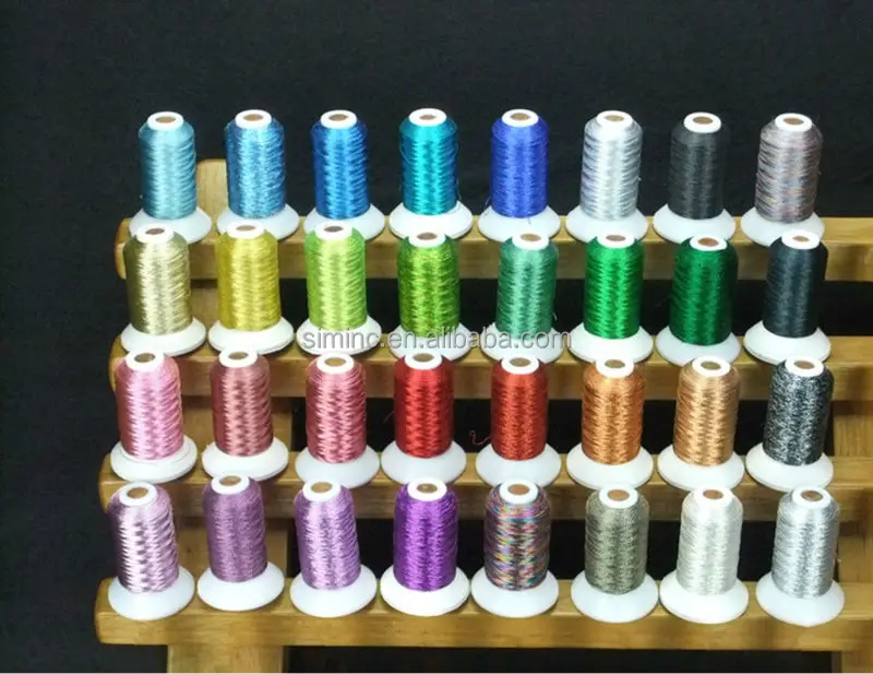 Simthread Metallic Embroidery Thread,Machine Embroidery Thread Set