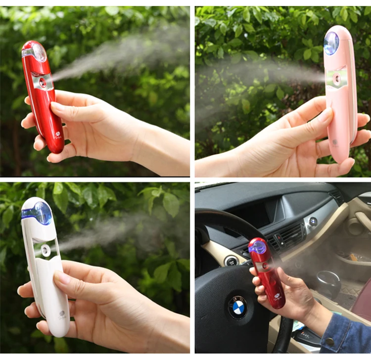 Beauty Moisturizer Ionic Rechargeable Portable Nano Sprayer Facial Steamer Machine